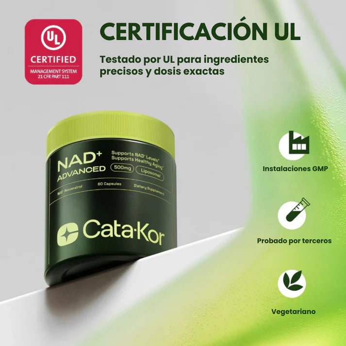 CATA KOR - NAD+ NUEVA FORMULA POTENCIADA
