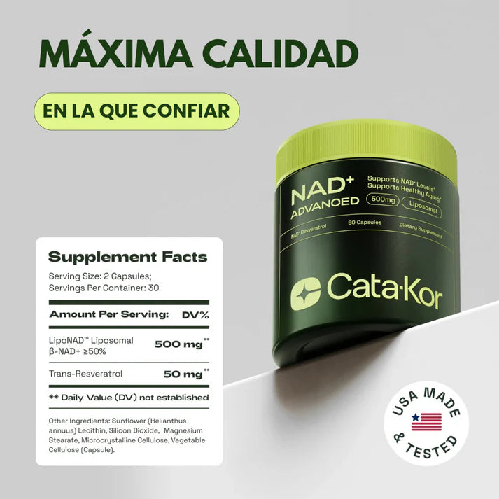 CATA KOR - NAD+ NUEVA FORMULA POTENCIADA