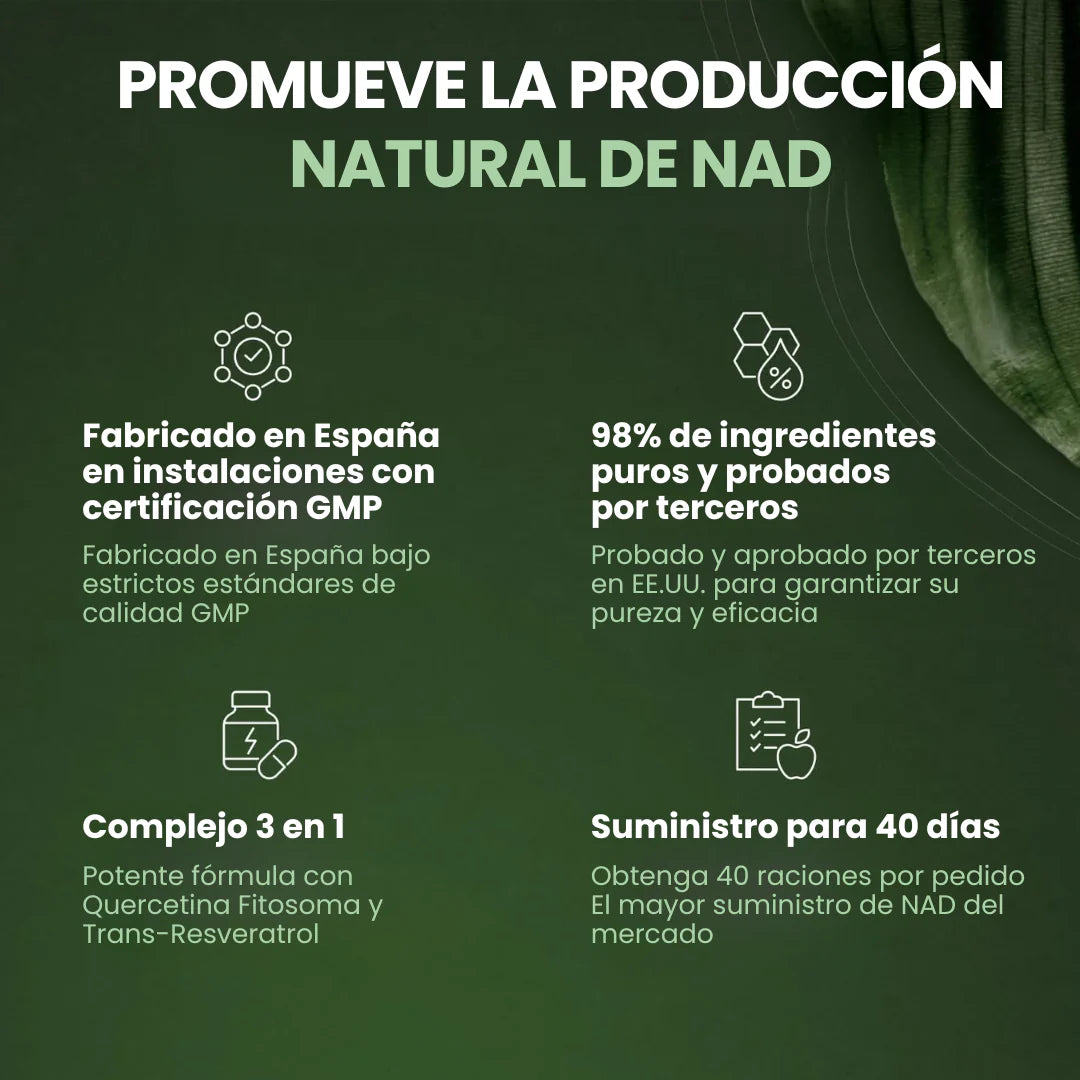 NAD+ Vitamina contra la vejez