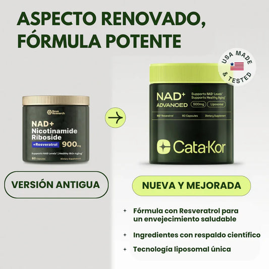 CATA KOR - NAD+ NUEVA FORMULA POTENCIADA