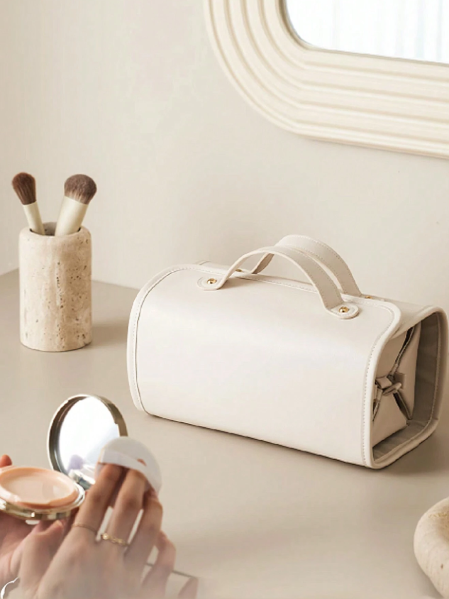 Bolso de cuero impermeable 4 en 1 - Guarda todo tu maquillaje