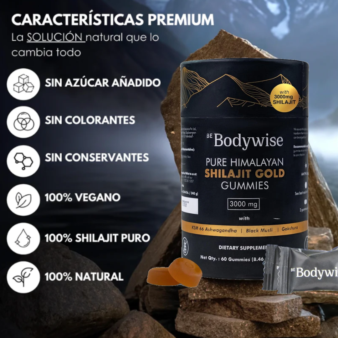 Caramelos de shilajit Puro - Aumenta x10 tu energía y bienestar