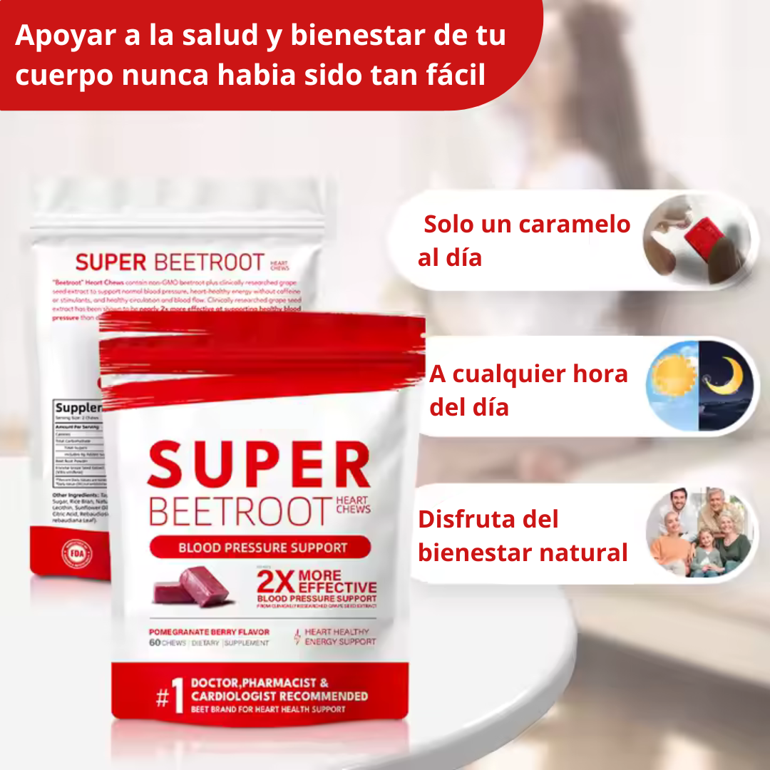 SUPER BEETROOT - EL SUPLEMENTO Nº1 PARA EL BIENESTAR NATURAL