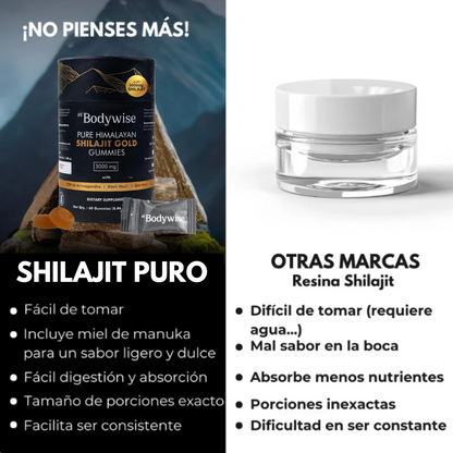 Caramelos de shilajit Puro - Aumenta x10 tu energía y bienestar